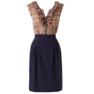 Anthro Maeve “Awaiting Wings” Silk Shesth Dress 4